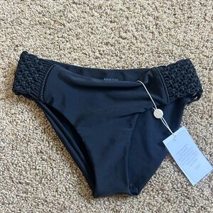 Mikoh Black Bikini Bottoms - Size Medium